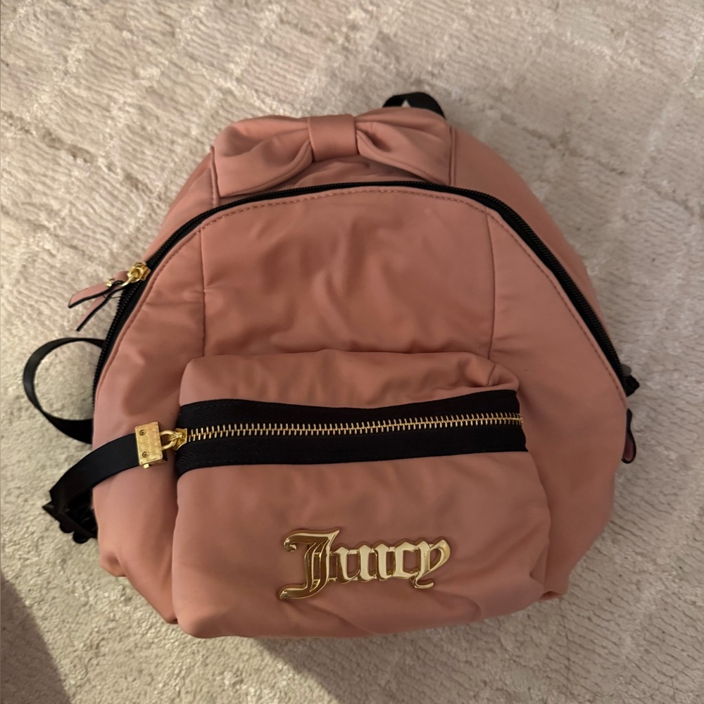 Juicy Couture Blush Backpack with Gold Accents
